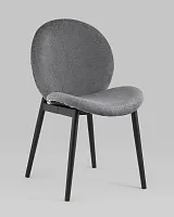 Кресло Эллиот, серый УТ000035981 Stool Group, серый/альпака, ножки/металл/чёрный, размеры - *860***480*610