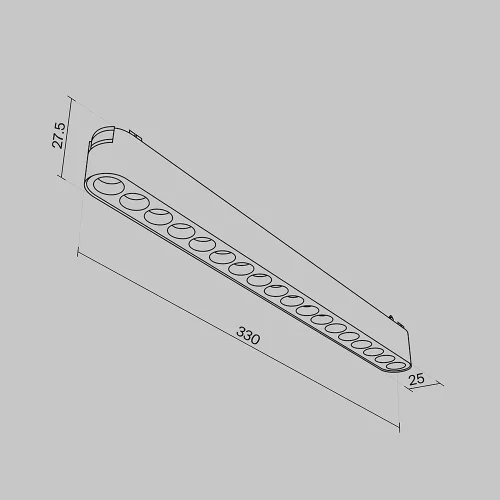 Трековый светильник LED Magnetic track system Radity TR082-1-18W3K-M-B Maytoni чёрный для шинопроводов серии Magnetic track system Radity чёрный фото 7