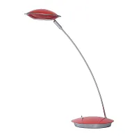 Настольная лампа LED Гэлэкси 632033001 MW-Light красная на 1 лампу, основание красное металл в стиле хай-тек 