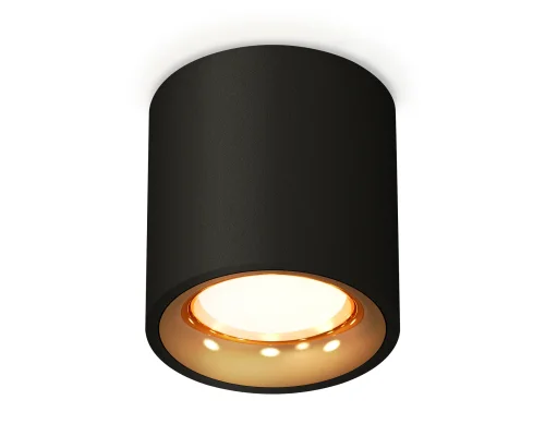 Светильник накладной Techno spot XS7532024 Ambrella light чёрный 1 лампа, основание чёрное в стиле хай-тек современный круглый