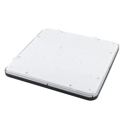 Светильник потолочный Agnes Square Pro 10988-NW Nowodvorski белый на 1 лампу, основание чёрное в стиле современный фото 5