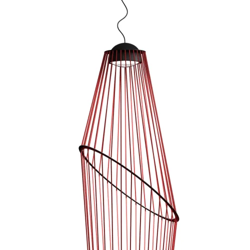 Светильник подвесной LED Beam 10292/A Red LOFT IT красный 1 лампа, основание чёрное в стиле   фото 3