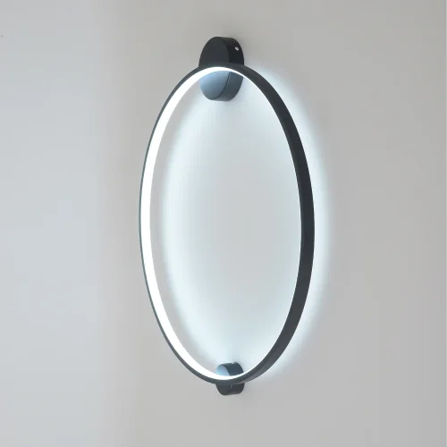 Бра LED с пультом REAL AP26W LED BLACK Crystal Lux белый на 1 лампу, основание чёрное в стиле современный фото 3