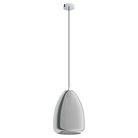 Светильник подвесной Alobrase 98614 Eglo хром 1 лампа, основание хром в стиле модерн выдувное