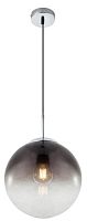 Светильник подвесной Varus 15862 Globo прозрачный серый 1 лампа, основание матовое никель в стиле современный шар