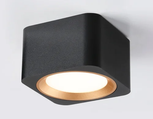 Светильник накладной TN70832 Ambrella light чёрный 1 лампа, основание чёрное в стиле современный хай-тек круглый фото 4
