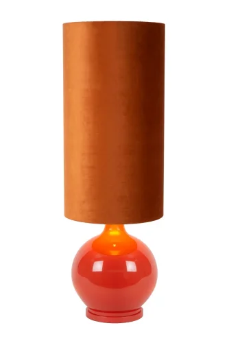 Торшер Esterad 10719/81/53 Lucide  оранжевый 1 лампа, основание оранжевое в стиле винтаж
