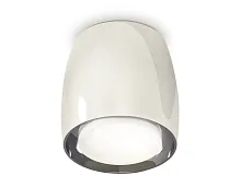 Светильник накладной Techno spot XS1143020 Ambrella light серебряный 1 лампа, основание серебряное в стиле хай-тек современный круглый