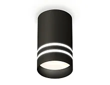 Светильник накладной Techno spot XS7422022 Ambrella light чёрный 1 лампа, основание чёрное в стиле хай-тек современный круглый