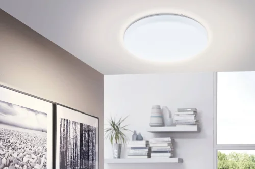 Светильник потолочный LED Frania 97872 Eglo белый 1 лампа, основание белое в стиле современный  фото 2