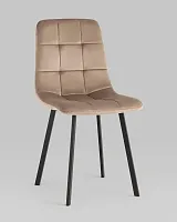 Стул Chilly, велюр мокка, сиденье УТ000039296 Stool Group, мокка/велюр, ножки/металл/чёрный, размеры - *****