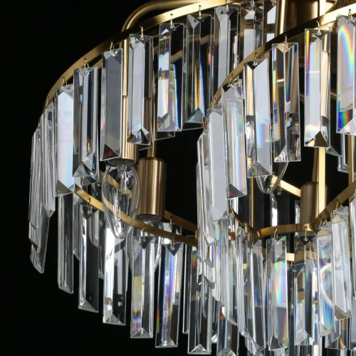 Люстра подвесная Аделард 642016906 MW-Light прозрачная на 6 ламп, основание хром в стиле классический  фото 7