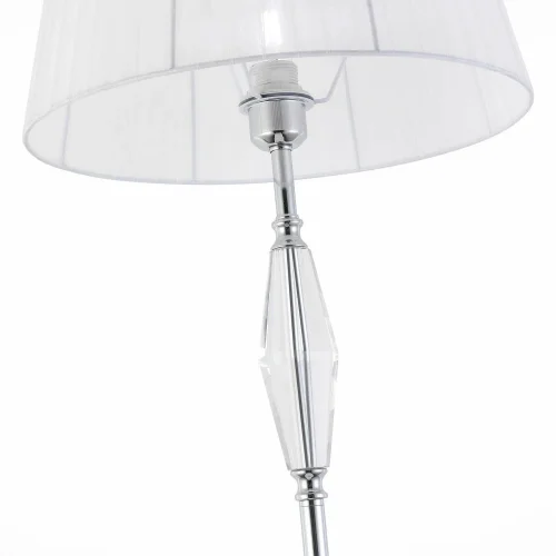 Торшер Bello SL1756.105.01 ST-Luce  белый серый 1 лампа, основание хром в стиле классический
 фото 3