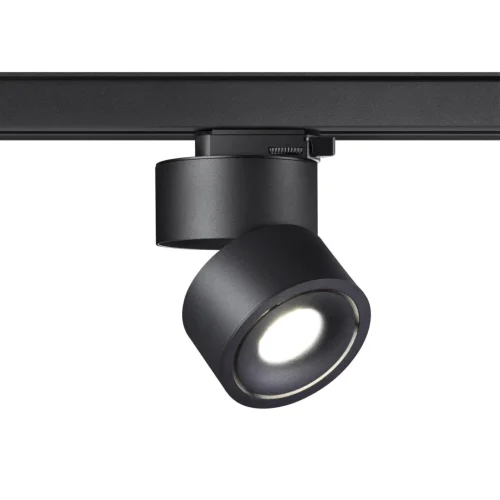 Трековый светильник трёхфазный LED Groda 358779 Novotech чёрный для шинопроводов серии Groda чёрный фото 4
