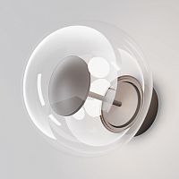 Настенный светильник ЛЕД уличный Велора / Velora O139WL-L8BRK Maytoni уличный IP65 коричневый на 1 лампу, плафон прозрачный в стиле современный ЛЕД Настенный светильник ЛЕД уличный Велора / Velora O139WL-L8BRK Maytoni уличный IP65 коричневый на 1 лампу, плафон прозрачный в стиле современный ЛЕД