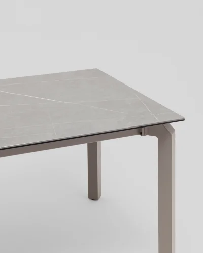 Стол обеденный Varden, раскладной, 180-240*90, керамика, темно-серый УТ000040849 Stool Group столешница серая из стекло фото 3