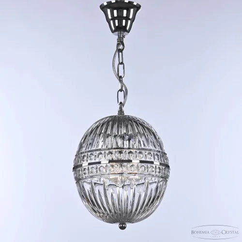 Светильник подвесной 5479/22 Ni Clear/M-1G Bohemia Ivele Crystal прозрачный 3 лампы, основание никель в стиле классический  фото 5