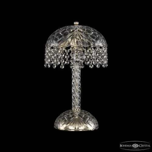 Настольная лампа 14781L4/22 G R Bohemia Ivele Crystal прозрачная 3 лампы, основание золотое металл в стиле классический r