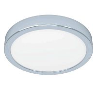 Светильник накладной LED Fueva 5 900641 Eglo белый 1 лампа, основание хром в стиле современный круглый