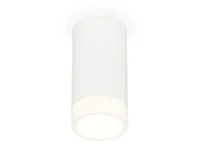 Светильник накладной XS8161002 Ambrella light белый 1 лампа, основание белое в стиле хай-тек круглый