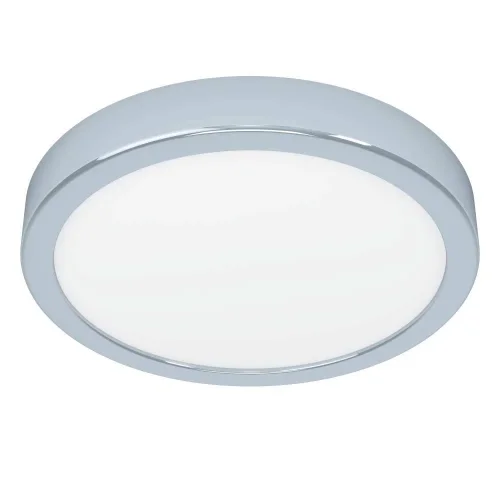 Светильник накладной LED Fueva 5 900641 Eglo белый на 1 лампу, основание хром в стиле современный круглый