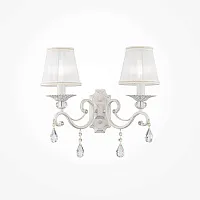 Бра Grace ARM247-02-G Maytoni белый на 2 лампы, основание бежевое в стиле классический 