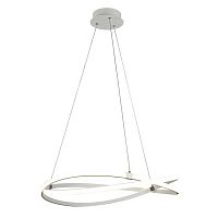Люстра подвесная LED INFINITY 5991K Mantra белая на 1 лампа, основание белое в стиле современный кольца