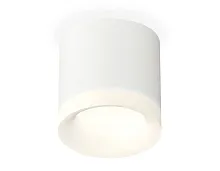 Светильник накладной Techno spot XS7401044 Ambrella light белый на 1 лампу, основание белое в стиле хай-тек современный круглый