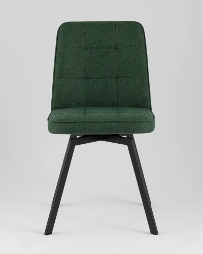 Стул Pleid, вращающийся, зеленый, сиденье УТ000040525 Stool Group, зелёный/рогожка, ножки/металл/чёрный, размеры - *855**** фото 7