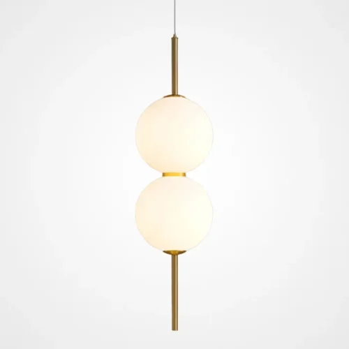 Светильник подвесной VOKE L3 219149-23 ImperiumLoft белый на 3 лампы, основание латунь в стиле современный фото 3 Светильник подвесной VOKE L3 219149-23 ImperiumLoft белый на 3 лампы, основание латунь в стиле современный фото 3