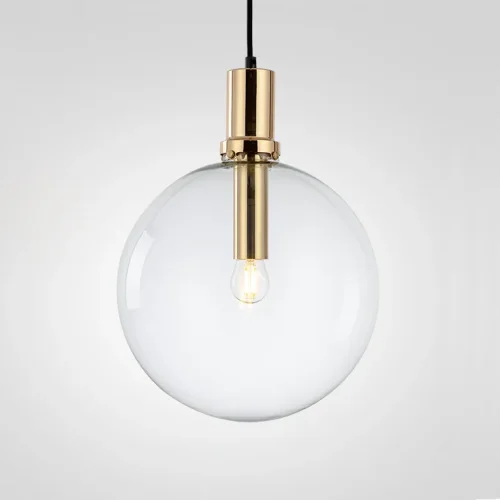 Светильник подвесной PENBALL D15 Gold 101900-26 ImperiumLoft прозрачный 1 лампа, основание золотое в стиле современный лофт  фото 5