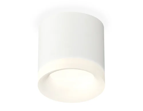 Светильник накладной Techno spot XS7401044 Ambrella light белый 1 лампа, основание белое в стиле хай-тек модерн круглый