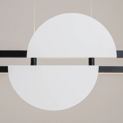 Светильник подвесной LED Skyline MOD179PL-L26W4K Maytoni белый на 1 лампу, основание чёрное в стиле современный арт-деко фото 8