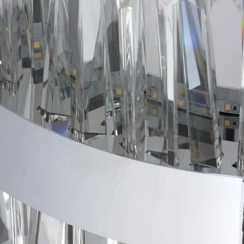 Люстра подвесная LED с пультом Аделард 642014601 MW-Light прозрачная на 1 лампа, основание хром в стиле классический с пультом фото 10