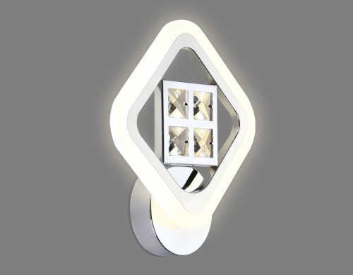 Бра LED Ice FA285 Ambrella light белый на 1 лампа, основание белое в стиле хай-тек современный квадраты фото 4