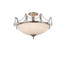 Люстра потолочная BARLETTA 181.8 D620 coffe gold Lucia Tucci белая на 8 ламп, основание золотое в стиле классический Люстра потолочная BARLETTA 181.8 D620 coffe gold Lucia Tucci белая на 8 ламп, основание золотое в стиле классический