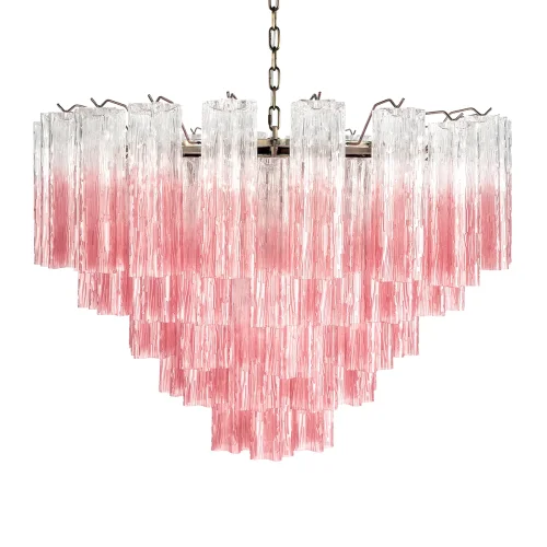 Люстра подвесная Мурано / Murano 10580/800 Clear pink LOFT IT розовая на 18 ламп, основание бронзовое в стиле арт-деко современный фото 3 Люстра подвесная Мурано / Murano 10580/800 Clear pink LOFT IT розовая на 18 ламп, основание бронзовое в стиле арт-деко современный фото 3