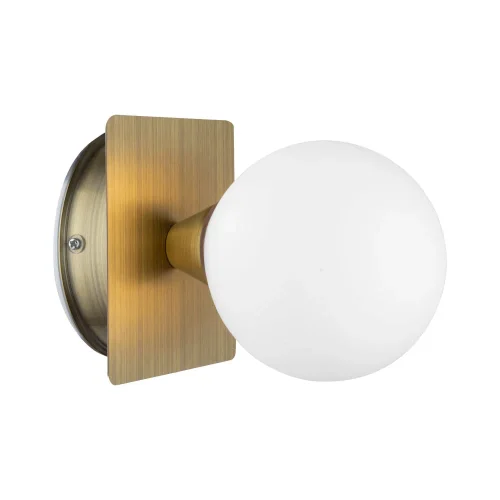 Бра Aqua-Bolla A5663AP-1AB Arte Lamp белый на 1 лампу, основание античное бронза в стиле современный 