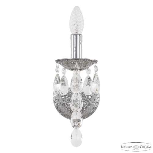 Бра AL16315B/1/141 CG Bohemia Ivele Crystal без плафона на 1 лампа, основание никель в стиле классический sp фото 2