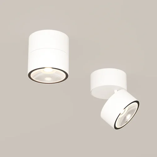 Накладной светильник уличный LED Spin O310CL-L12W3K Maytoni уличный IP54 белый на 1 лампу, плафон белый в стиле современный LED фото 13