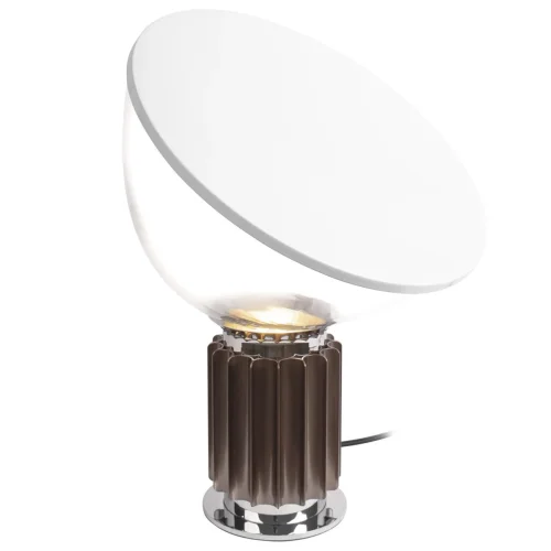 Настольная лампа Taccia 10294/S Brown LOFT IT прозрачная 1 лампа, основание бронзовое хром металл в стиле   фото 3