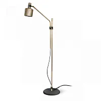 Торшер Bert Frank Riddle Single Floor Light 99033-22 ImperiumLoft  латунь 1 лампа, основание латунь в стиле минимализм лофт
