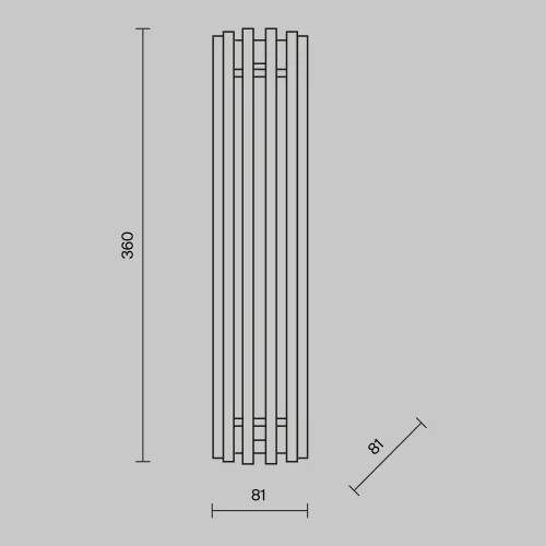 Бра LED Sonata MOD410WL-L12BS3K Maytoni латунь на 1 лампу, основание латунь в стиле современный хай-тек фото 9