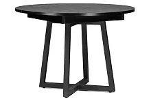 Деревянный стол Регна черный  504220 Woodville столешница чёрная из лдсп