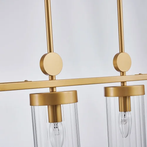 Светильник подвесной Radiales 3099-6U Favourite прозрачный 6 ламп, основание золотое в стиле классический  фото 7