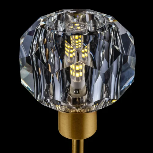 Бра Grace FR5114WL-01BZ Freya прозрачный на 1 лампа, основание золотое в стиле классический  фото 4