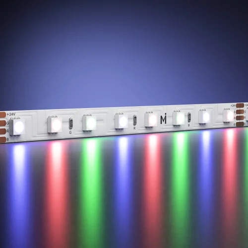 Светодиодная лента RGB 24В 3838 8Вт/м 5м IP 20 201130 Maytoni цвет LED rgb RGBK, световой поток Lm фото 3