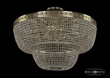 Люстра потолочная хрустальная 19091/70IV GB Bohemia Ivele Crystal прозрачная на 16 ламп, основание золотое в стиле классический sp