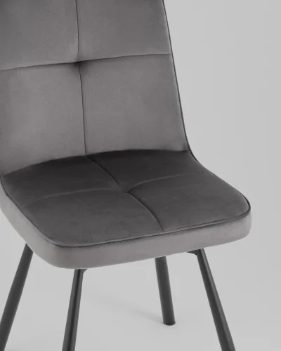 Стул Boun, вращающийся, велюр темно-серый УТ000041915 Stool Group, /, ножки//, размеры - ***** фото 5