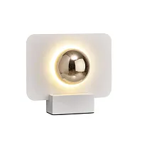 Настольная лампа LED Alba 8415 Mantra золотая 1 лампа, основание белое металл в стиле хай-тек современный 